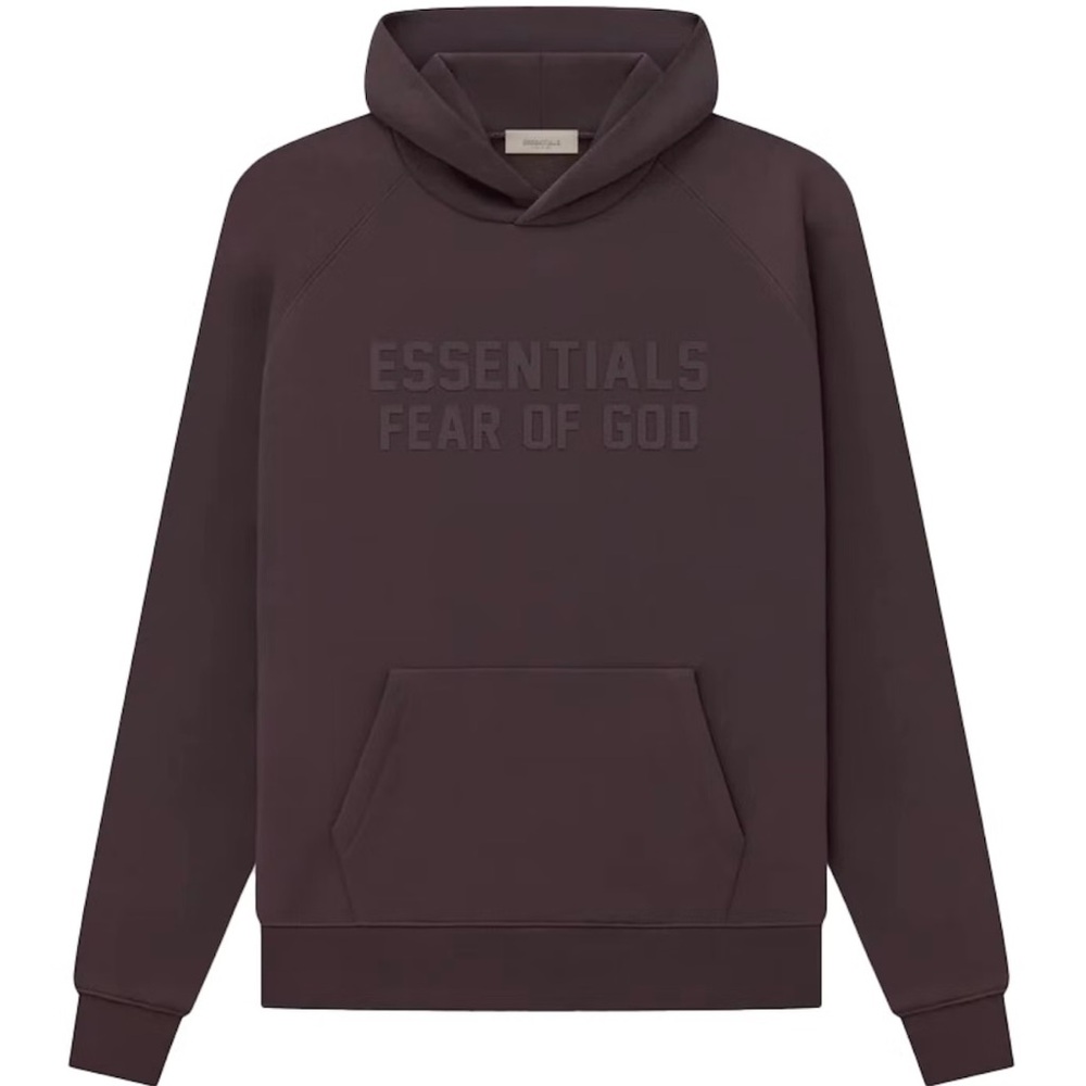 1 Medium Essential Fear Of God Plum Hoodie